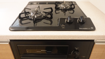 グリル付きガスコンロ